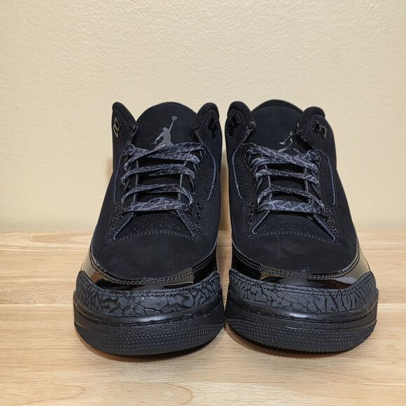 Air Jordan 3 Retro Black Cat 2025 B-Grade CT8532-001 Men\'s Size 9.5 main image 6
